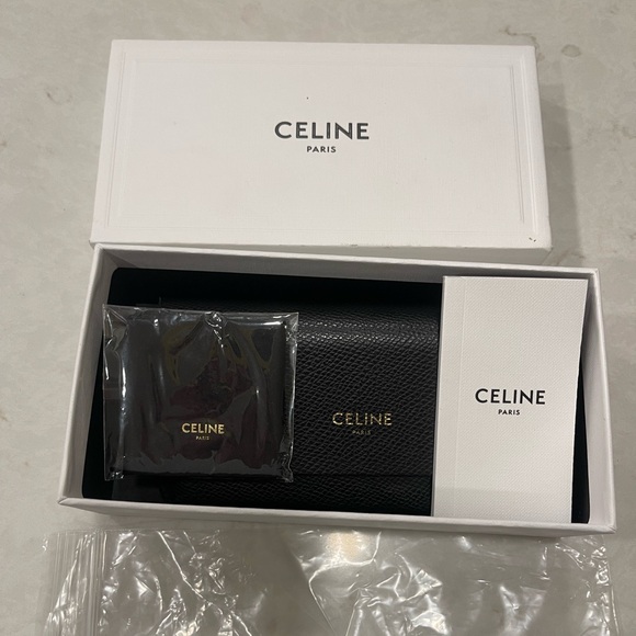 *Like New* Celine Black Shiny with Grey Polarized Lenses Cat-Eye Frame - Picture 7 of 8